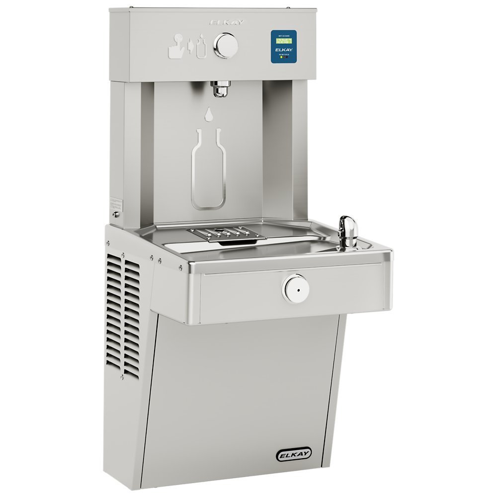 ezH2O® Vandal-Resistant Bottle Filling Station & Single Cooler Filtered Refrigerated Stainless